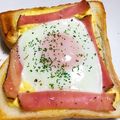 ァィㇼ♡'s cooksnap of when they made ヤマザキの目玉焼きトーストが食べたくて.