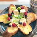 はらぺこしろうさぎ's cooksnap of when they made フレンチトースト　フルーツチーズソース.