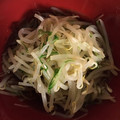 けぴchoco's cooksnap of when they made 水菜ともやしのお浸し.