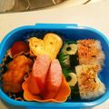 ＴＢ３'s cooksnap of when they made 簡単キャラ弁：こいのぼりのおにぎり.