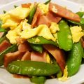 まい1141's cooksnap of when they made スナップえんどうとベーコンのマヨ炒め.