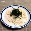 Chikatan☆'s cooksnap of when they made 5分でできる！電子レンジで明太子うどん♪.