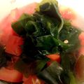 EIKORIAN's cooksnap of when they made さっぱりワカメの酢の物.