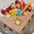ＷＣａｆｅ's cooksnap of when they made 野球少年のバースデーケーキ.