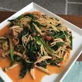 クックRQTPE9☆'s cooksnap of when they made ほうれん草とえびのトマトソースパスタ.