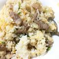 ☆あんこドーナツ☆'s cooksnap of when they made 豚こまチャーハン✨✨.