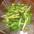 ステルトミチル's cooksnap of when they made 水菜のチョレギサラダ風.