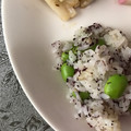 ma___111's cooksnap of when they made ゆかりの枝豆ご飯.