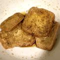 ◎りえぽん◎'s cooksnap of when they made 揚げたて最高☆木綿豆腐で手作り油揚げ.