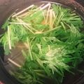 のむと's cooksnap of when they made 水菜の梅すまし汁.