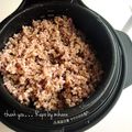 GoGo島みかん's cooksnap of when they made 寝かせ玄米【四合】黒米ver..