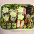 ma___111's cooksnap of when they made お弁当に◎ピザ風茄子カップ.