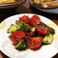 ♡みさきち♡'s cooksnap of when they made 胡瓜とトマトの簡単　夏副菜.