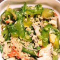 κuκο's cooksnap of when they made だし醤油でラクうま♪さやえんどうの卵とじ.