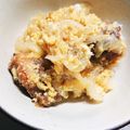 memepiko's cooksnap of when they made 唐揚げリメイク♡親子丼とコラボ丼.