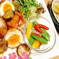 norikolo's cooksnap of when they made スナップエンドウとパプリカのナムル♪.