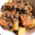 すなめり☆'s cooksnap of when they made コストコプルコギ肉使用　韓国風肉じゃが.