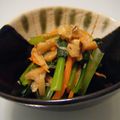 バカリャウ's cooksnap of when they made 小松菜とナッツのなめたけ和え.