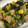 クック6NF25J☆'s cooksnap of when they made 小松菜orほうれん草のバターコーン炒め.