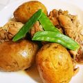 tiinuma's cooksnap of when they made 鳥手羽元と新じゃが揚げの甘辛煮.
