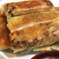 ゆみこpapapaa's cooksnap of when they made 筍とひき肉だけ！ の春巻き.