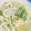 プルプルプルメリア's cooksnap of when they made 鶏のねぎ塩うどん.
