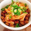 mikko6's cooksnap of when they made とろ〜り❤︎納豆キムチーズ.
