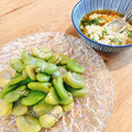 mikko6's cooksnap of when they made 塩酒粕万能ネギ油で旨♪そら豆のおつまみ.