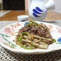 ダイナマイト漆黒's cooksnap of when they made 牛肉とごぼうの山椒煮.