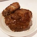 ちーつくだ's cooksnap of when they made ◆簡単もやしハンバーグの照り焼き◆.