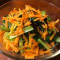 まめぽ's cooksnap of when they made 野菜を食べよう！小松菜と人参のナムル★.