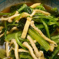 kuragenoie's cooksnap of when they made 小松菜と厚揚げの煮浸し.