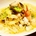 ーNoelleー's cooksnap of when they made 魚貝の旨みたっぷりヘルシースープパスタ♡.