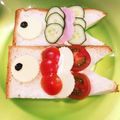 かりーぱみゅぱみゅ's cooksnap of when they made 子供の日♡こいのぼりのサンドイッチ風.