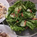 よちりん's cooksnap of when they made 簡単！レタスとベーコンと胡瓜のサラダ.