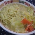 miyuki12's cooksnap of when they made 食感いろいろ❤彡キャベツと卵の塩ラーメン.