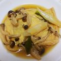 クックMH4QY8☆'s cooksnap of when they made チーズトロ〜油揚げでひき肉を包んで袋煮♡.