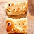 yayoinu's cooksnap of when they made 30分で完成⁉不思議パンの鯉のぼりパン.