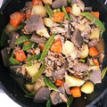 ⁂RiE⁂'s cooksnap of when they made 新じゃがと新たまねぎのそぼろ煮.