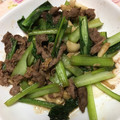 ayapanda's cooksnap of when they made ◇牛肉と小松菜の簡単うま炒め◇.