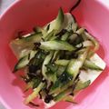 ななし08's cooksnap of when they made 簡単一品♡キュウリと塩昆布の冷や奴.