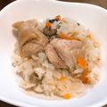 kimiayumi's cooksnap of when they made 簡単『鶏肉の炊き込みご飯』.