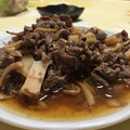 きっざん's cooksnap of when they made 白ご飯と！タケノコの土佐煮と牛肉の炒め物.