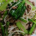 りんばたまま's cooksnap of when they made もやし挽肉のポン酢炒め.