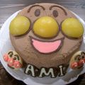 naminami73's cooksnap of when they made みんな大好きアンパンマンケーキ♪.