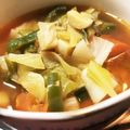 lacco's cooksnap of when they made トマト缶なしのミネストローネ.