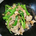 500k's cooksnap of when they made 豚肉とピーマンのしょうが炒め.