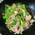 500k's cooksnap of when they made 豚肉とピーマンのしょうが炒め.