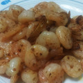 mayupiyo's cooksnap of when they made ✾小エビのニンニクたっぷりアヒージョ✾.