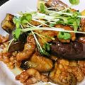 R…。's cooksnap of when they made 豚肉と茄子のわさびダレ和え。.